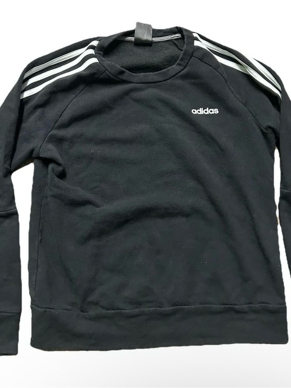Adidas Black Crewneck Sweatshirt with Logo Size Medium